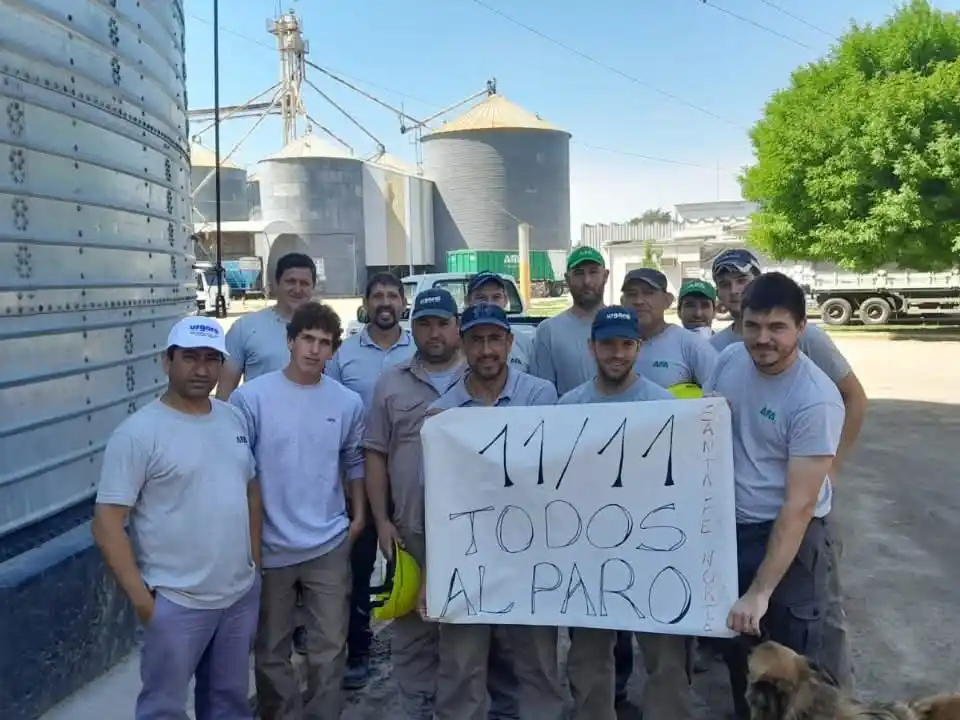 Paro. Los trabajadores de Urgara lanzaron una medida de fuerza en todo el país.