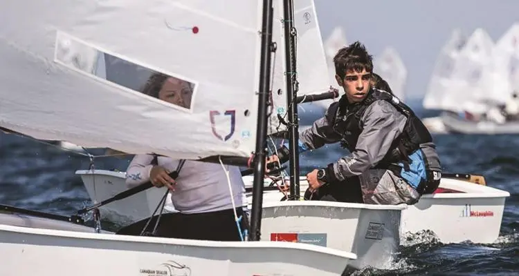 Sciarra, Muscia y Moretti  en el Norteamericano de Optimist