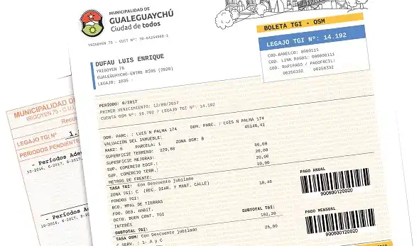 Desde diciembre, nuevo diseño para la boleta de TGI - OMS