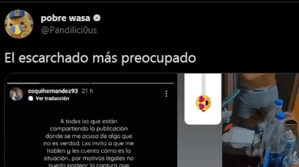 El indignante posteo en Instagram de un joven escrachado por violencia de género