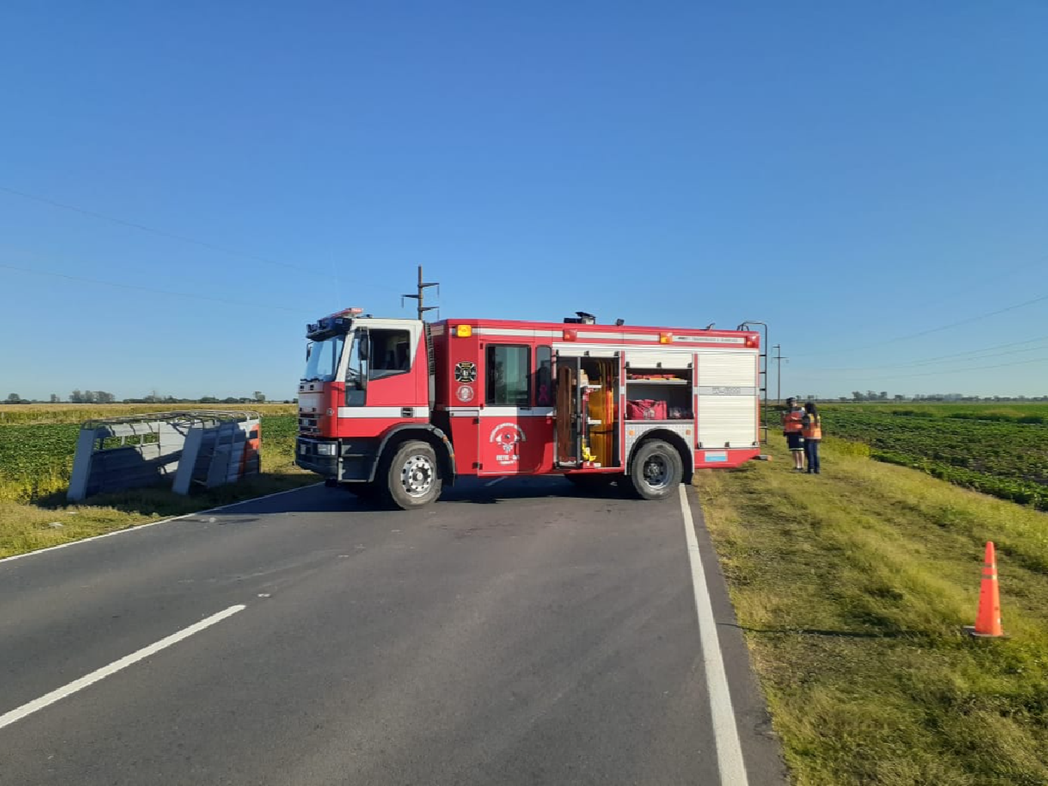 URGENTE: Fatal accidente en la ruta 1, entre San Francisco y Luxardo