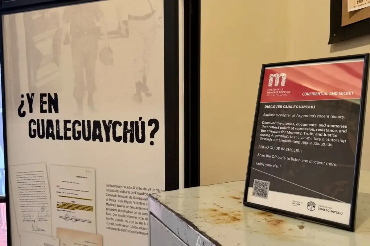 Colocaron cartelería bilingüe en seis museos para que los visitantes de otros países conozcan la cultura local