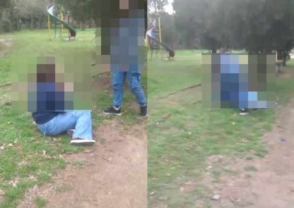[VIDEO] Así le robaron el celular a la adolescente en Santa Lucía: “Fue atacada a la salida de la escuela"