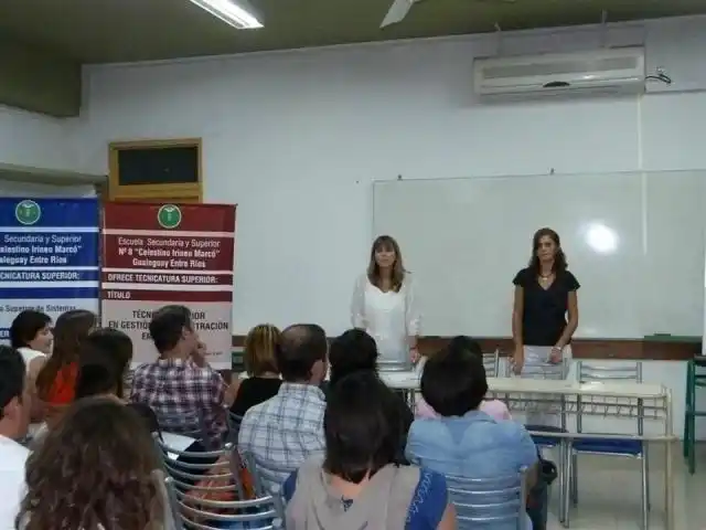 Interesante propuesta de carreras terciarias en la Escuela “Celestino Marcó”