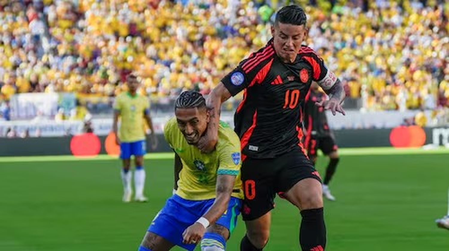 Brasil apenas empató con Colombia y enfrentará a Uruguay en cuartos