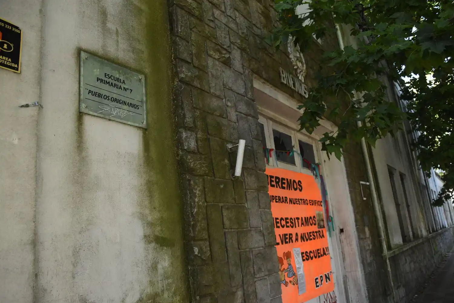 El edificio de España y Perón fue víctima de reiterados robos durante el último mes.