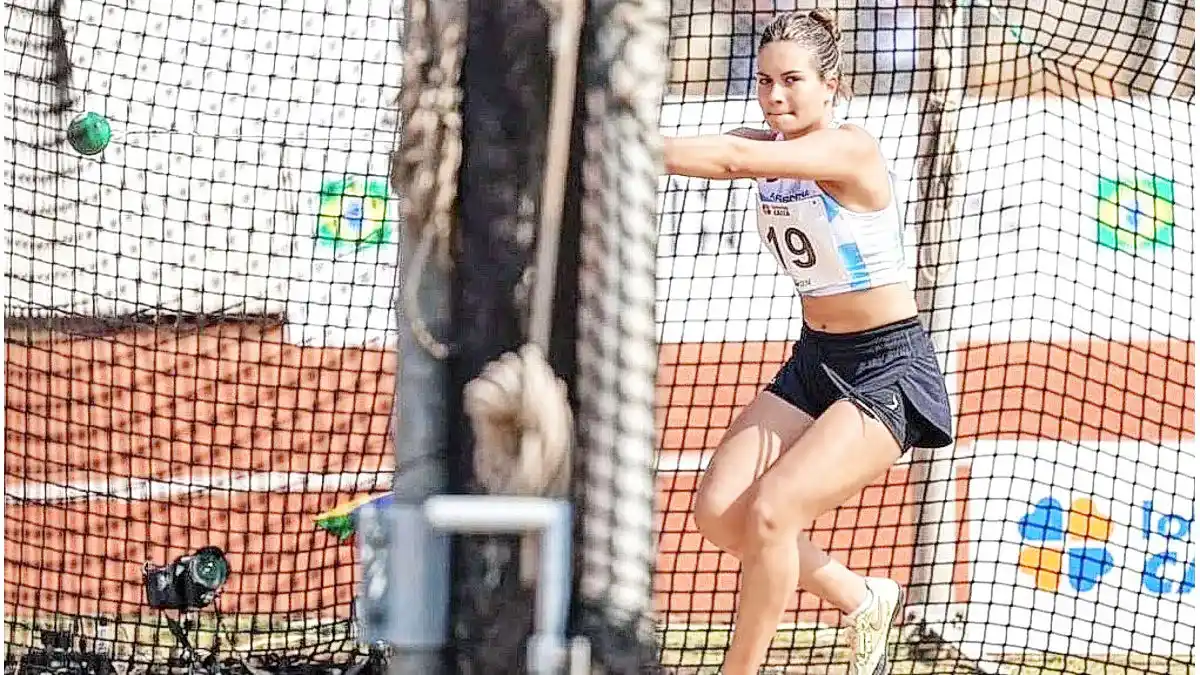 Carmela Cocco hizo historia en el Sudamericano U18 con un récord Inolvidable