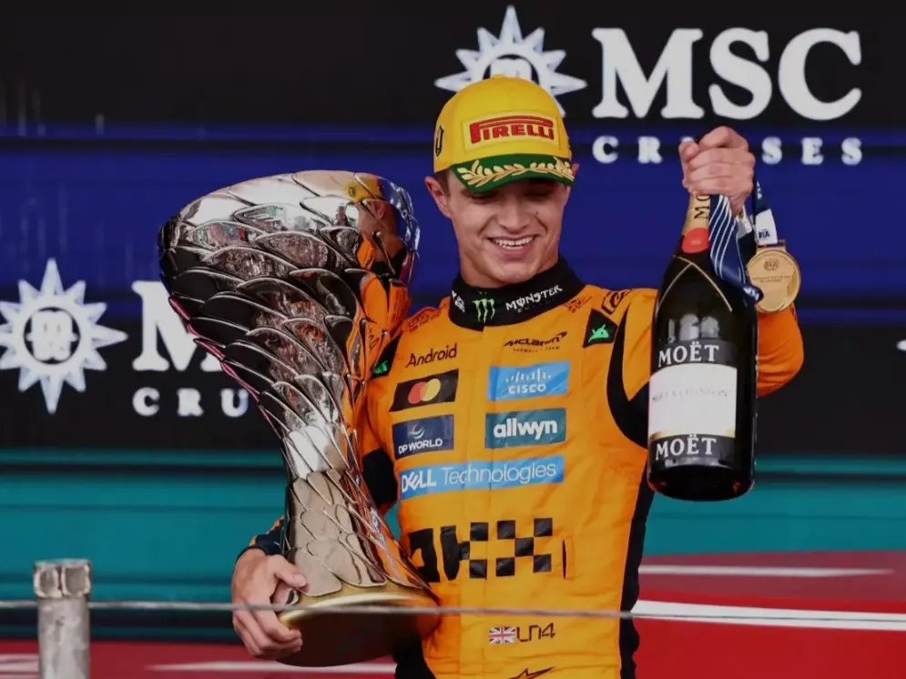 Lando Norris, el gran ganador del fin de semana en San Pablo.