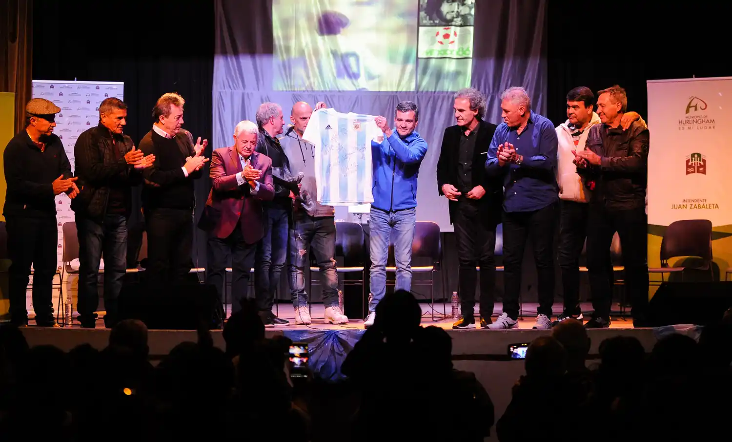 Hurlingham: Zabaleta recibió a los campeones del ‘86, que brindaron una charla abierta