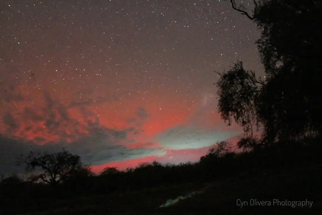 El cielo sobre Santiago del Estero. (Facebook Cyntia Olivera)