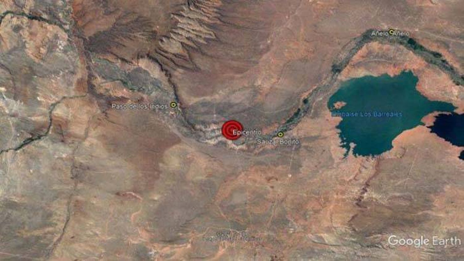 Neuquén: Se registró un sismo de 3,8 grados en Sauzal Bonito