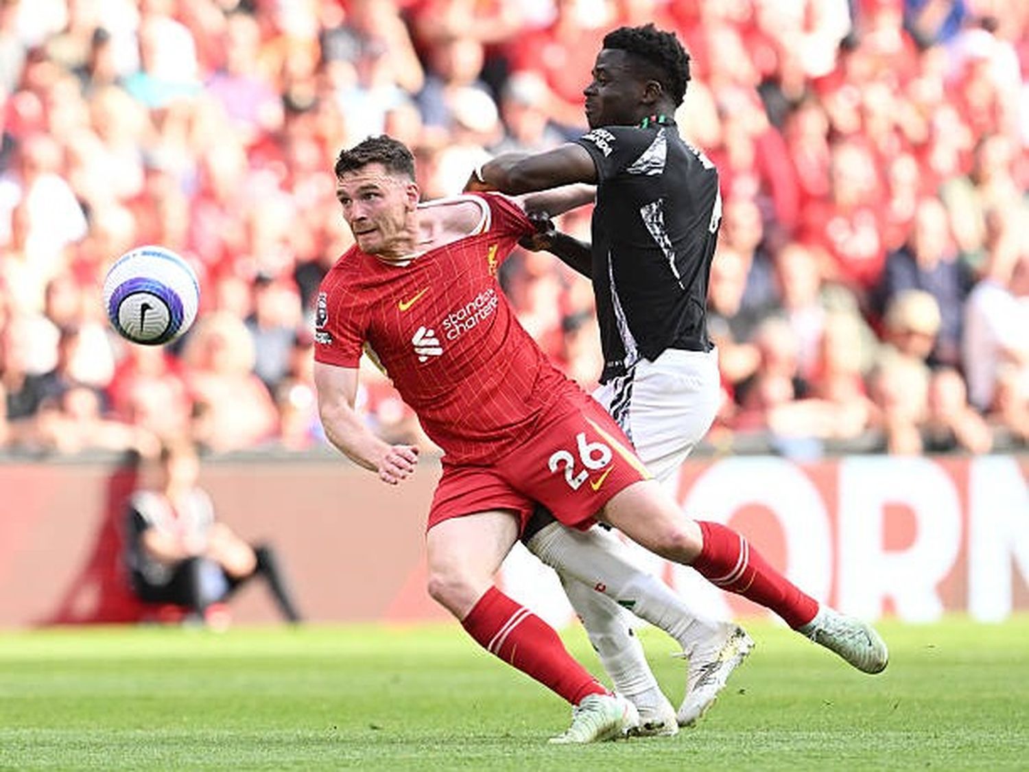 Arsenal rescató un empate ante Liverpool