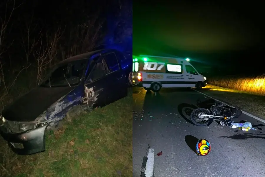 Dos choques a pocos kilómetros de distancia con un herido en ruta 33