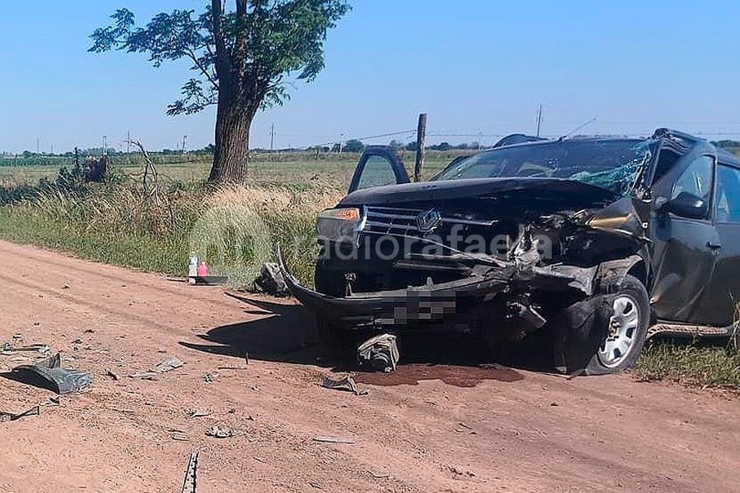 Un grave choque en la región dejó a una niña de 3 años con heridas severas, ¿cuál es su estado de salud?