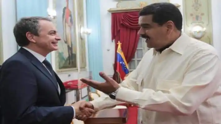 PARA QUE AFLOJEN LAS SANCIONES: José Luis Rodríguez Zapatero llegó a Venezuela para ayudar a Maduro con Biden