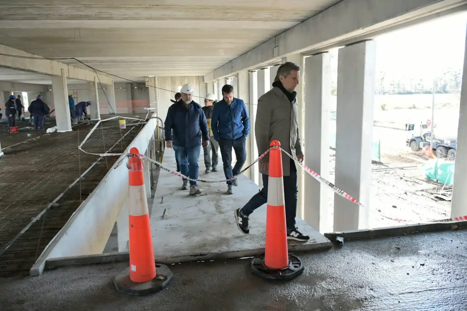 Bernarte recorrió el predio: "Esta obra que es fundamental para seguir consolidando a San Francisco como ciudad universitaria”.