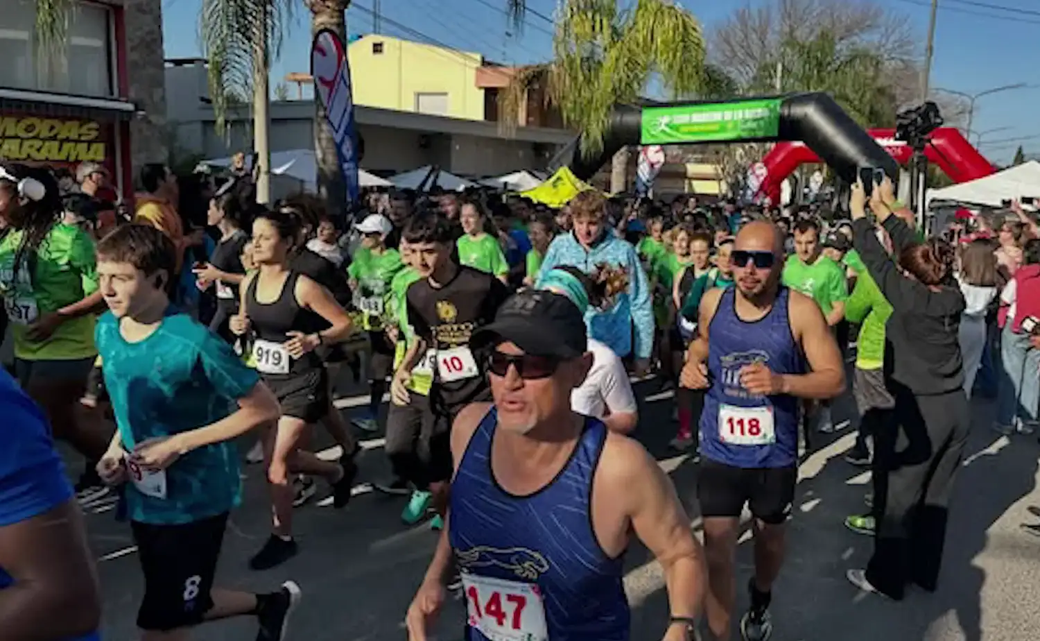 Largada maratón