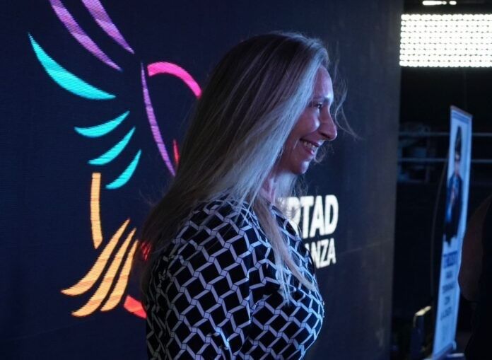 Karina Milei pidió respaldo a las ideas del presidente Javier Milei.