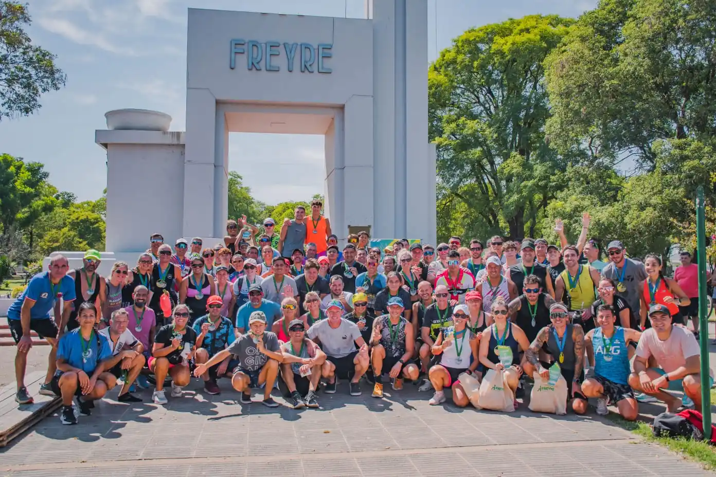El triatlón de Freyre fue un éxito.