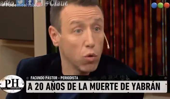 Facundo Pastor recordó su trabajo en Gualeguaychú: "Estuve encerrado con el cuerpo de Yabrán"