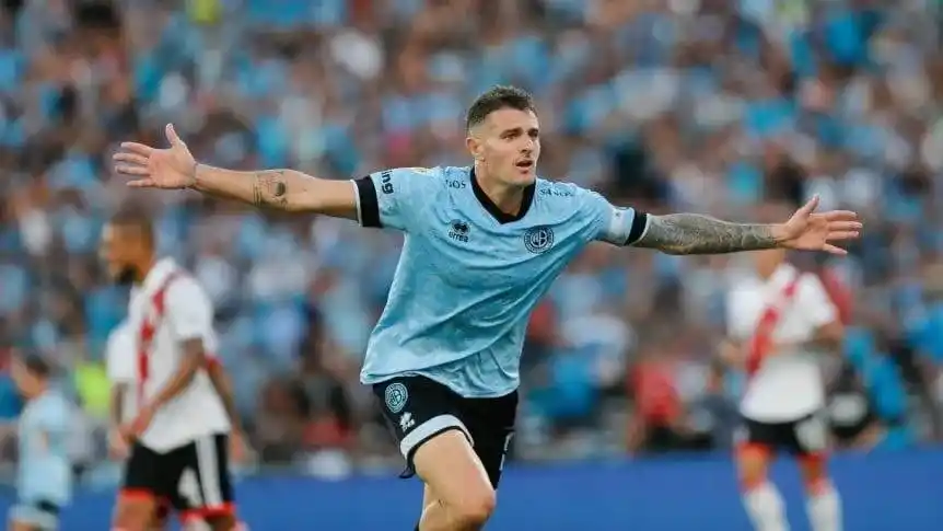 Belgrano venció a River en Córdoba con doblete de Vegetti