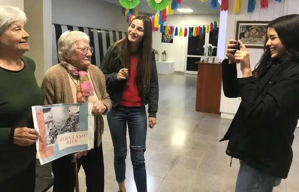 María Teresa: lanzó una campaña para luchar contra el maltrato hacia los adultos mayores