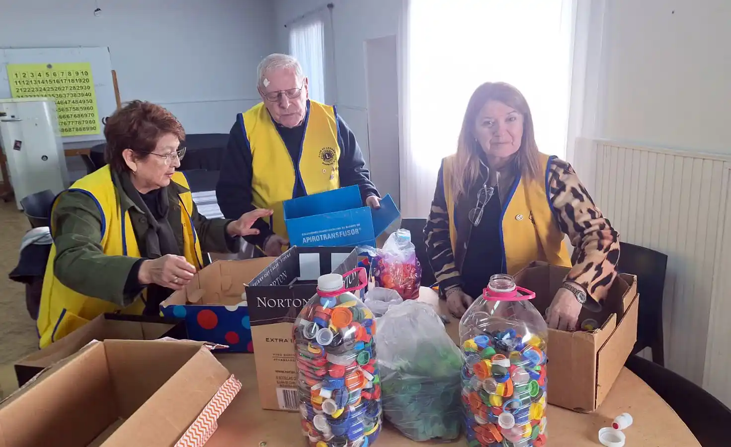 Tapitas. Se recibieron, para la Fundación Garrahan