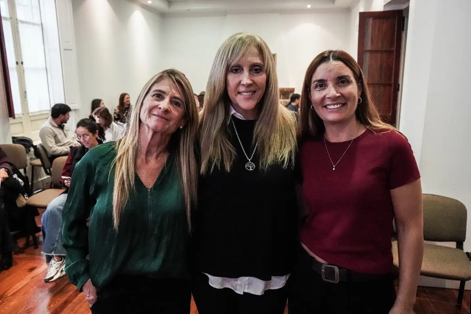 Silvina Besoin, Andrea Valle y María José Bamonde