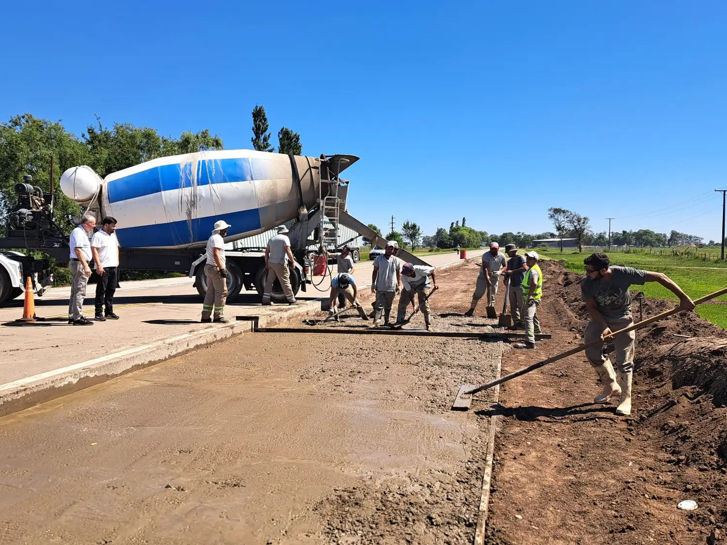 Las obras avanzan a buen ritmo.