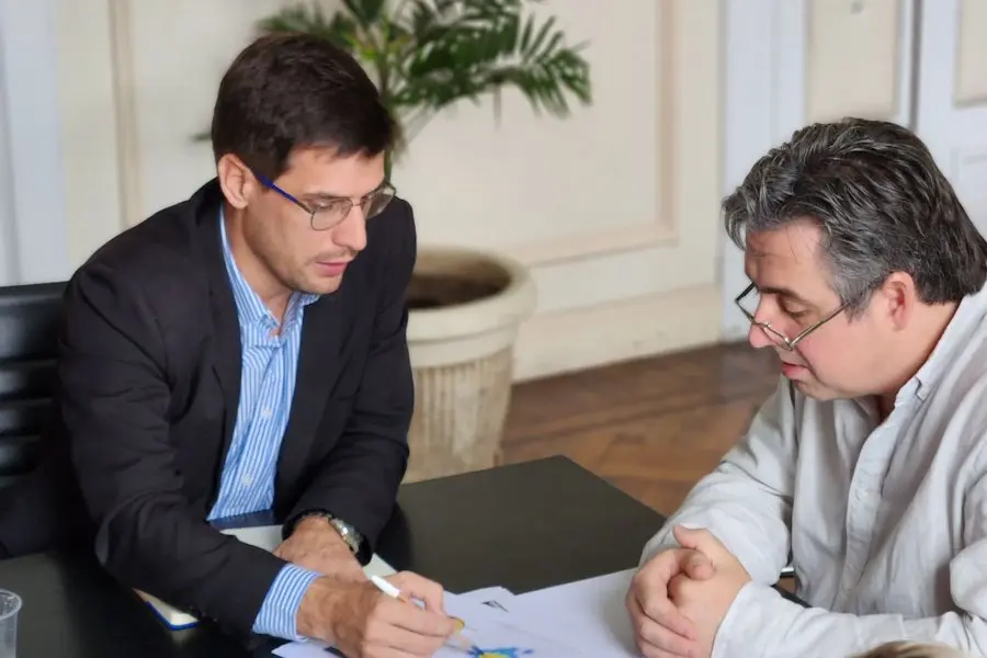 Viotti se reunió con el ministro de seguridad de l Provincia, Pablo Coccioni