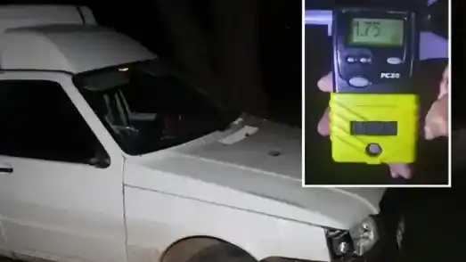 Conductor borracho atropelló a una pareja y un bebé y dejó gravemente herido a un joven