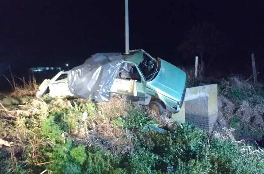 Dos muertos y un herido por un siniestro vial a la altura de Pueblo Esther