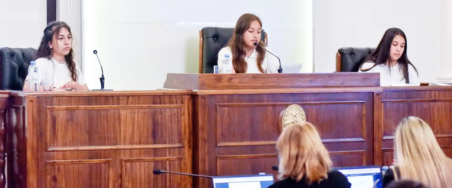 Continúa desarrollándose la instancia departamental del Senado Juvenil