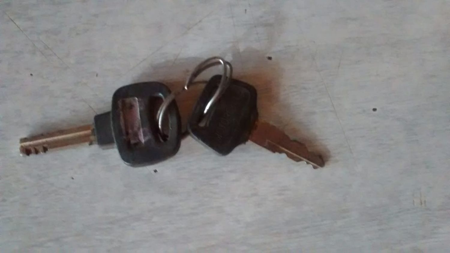 Caio encontró una llave