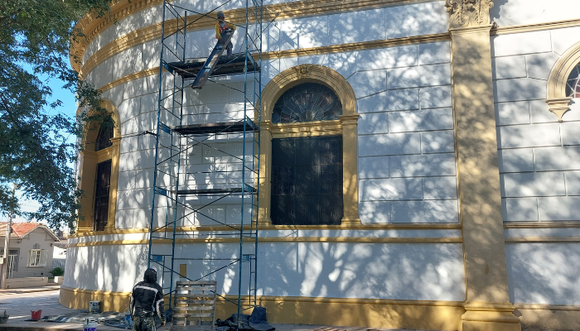 Cuenta regresiva para la proclamación de Basílica: comenzó la segunda etapa de refacciones en la iglesia Socorro