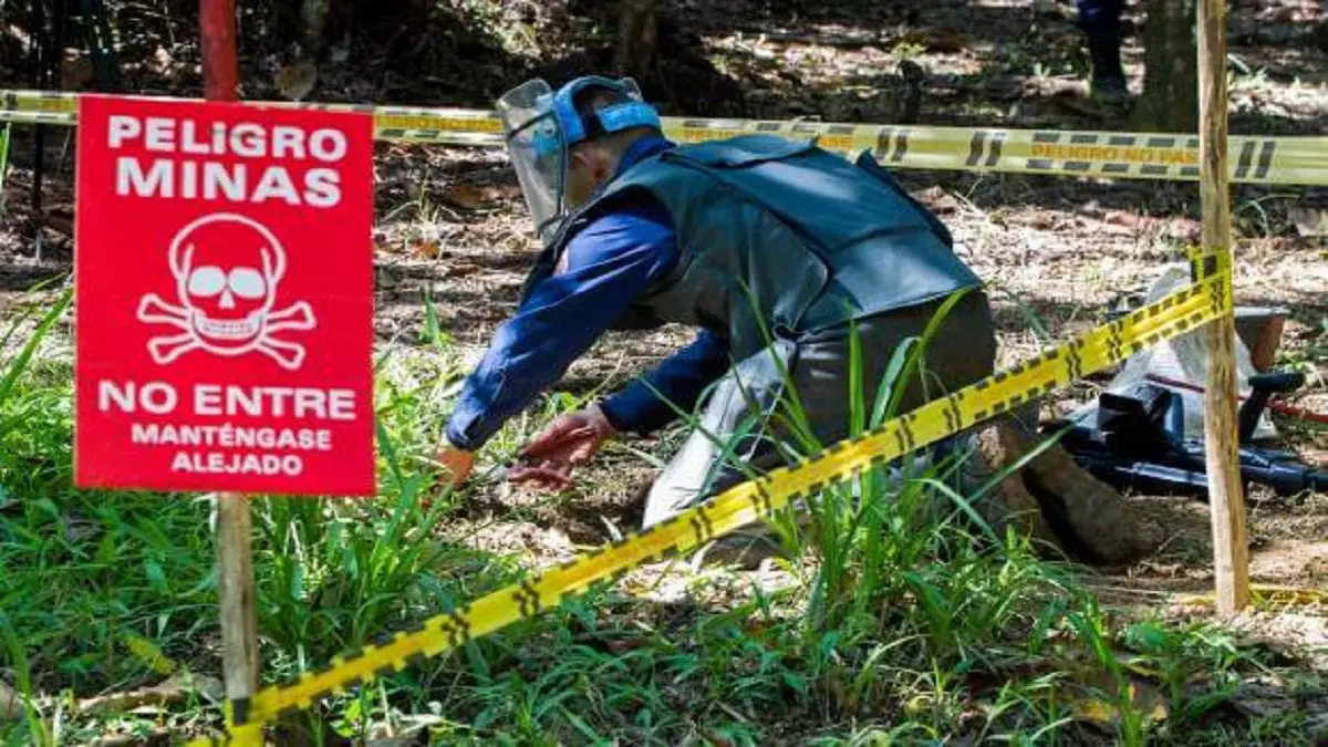 COLOMBIA entre los países donde todavía se usan minas antipersona en el mundo