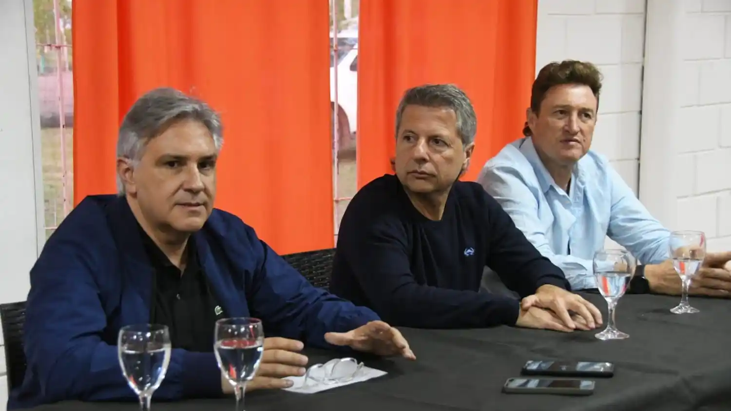 Martín Laryora, Damián Bernate e Ignacio García Aresca.
