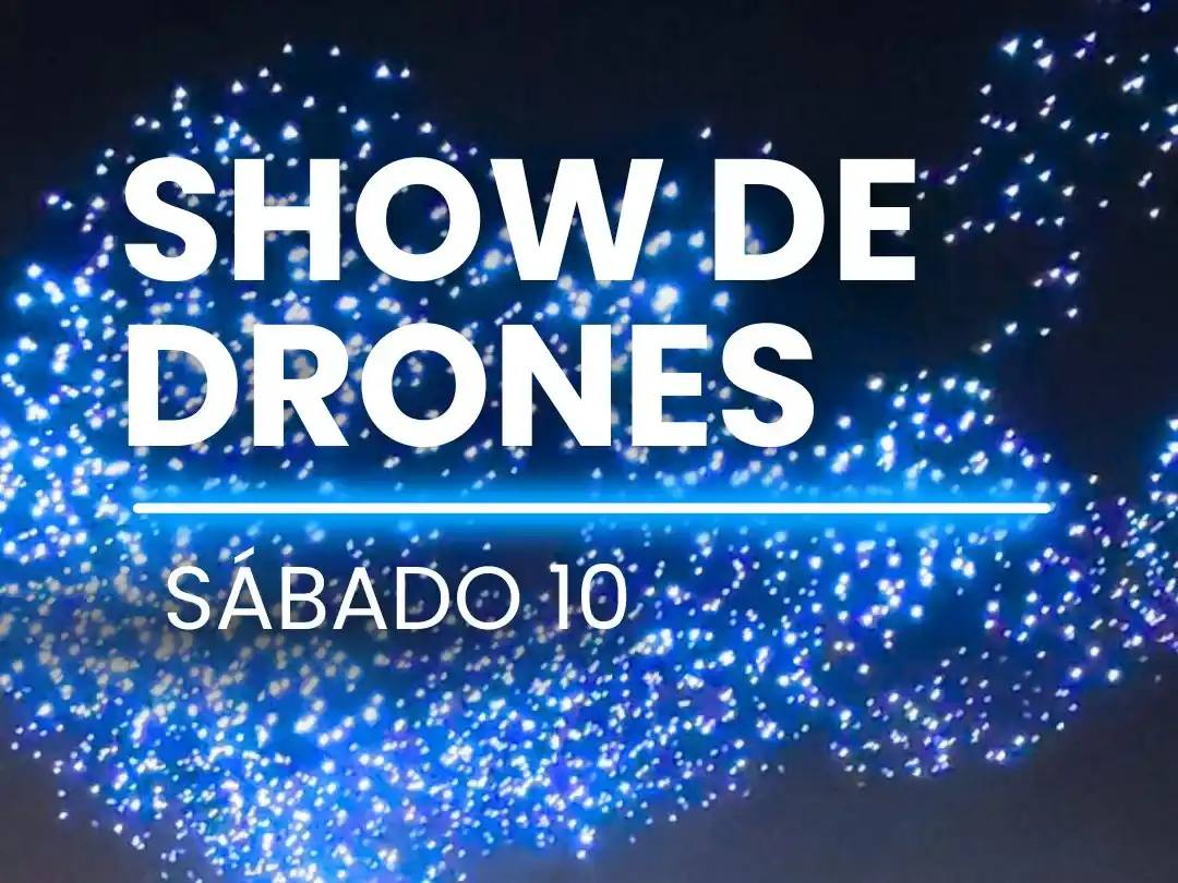 Impactante show de drones este fin de semana