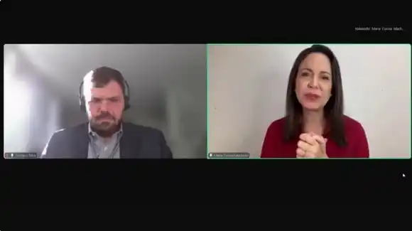 María Corina Machado y oposición venezolana también presentaron SUS ACTAS en el Congreso de República Dominicana (VIDEOS)