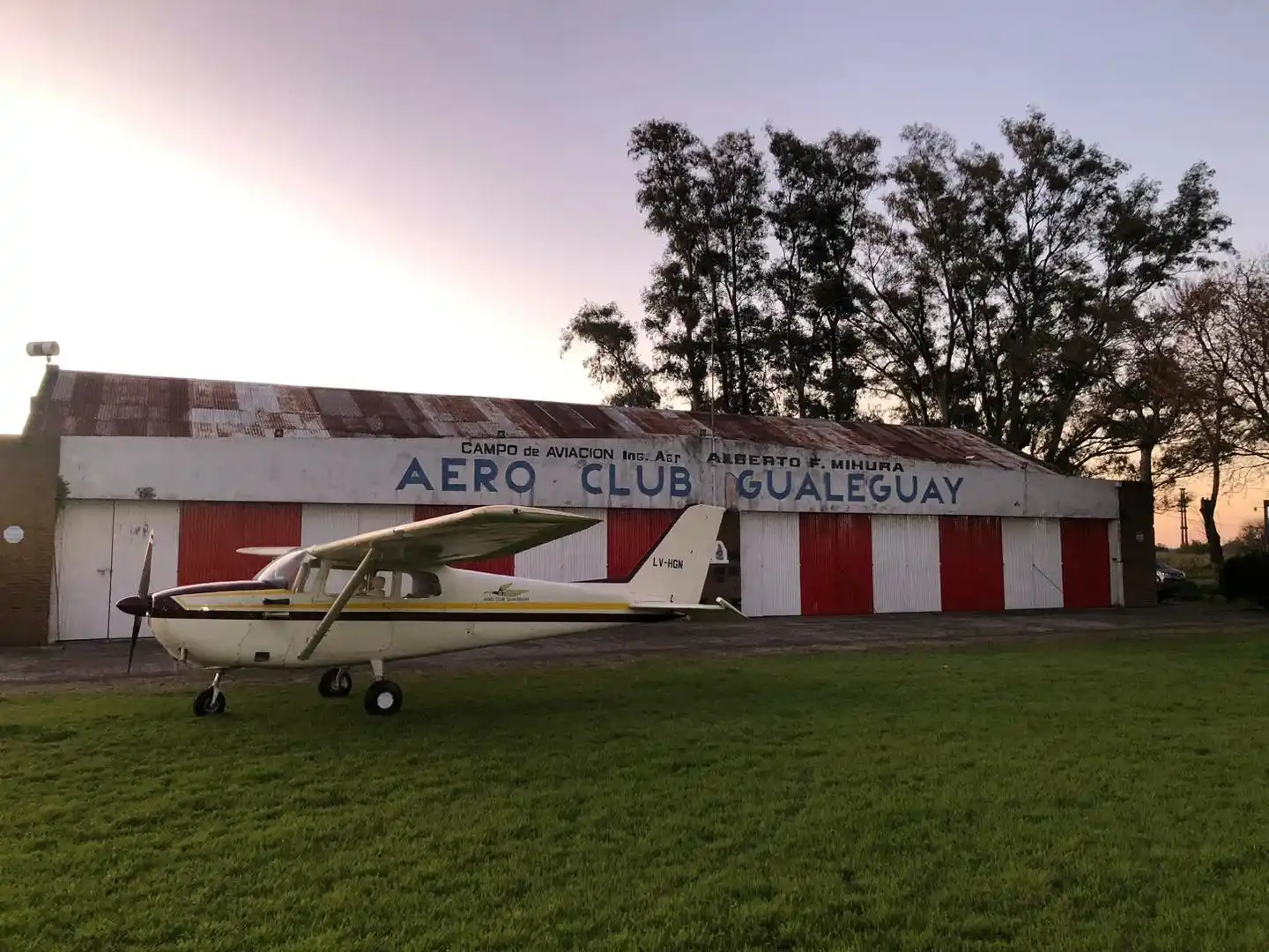 El Cessna 172 volvió y ya se vienen los vuelos de bautismo