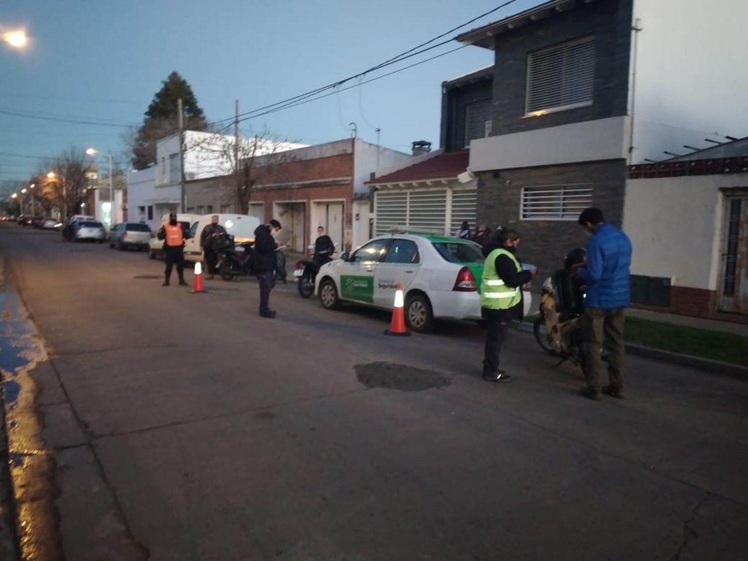 Secuestraron 16 motos en un operativo de tránsito en el centro