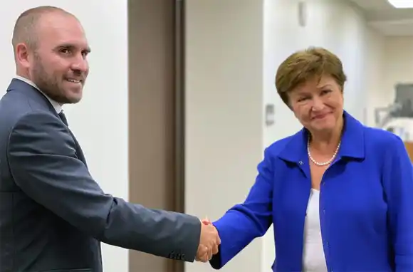 Guzmán se reunió con Georgieva: «Esperamos construir una recuperación más sostenible e inclusiva», dijo la titular del FMI