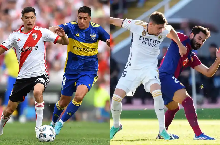 Superclásico por Copa de Liga y Real Madrid ante Barcelona: la agenda deportiva de este domingo