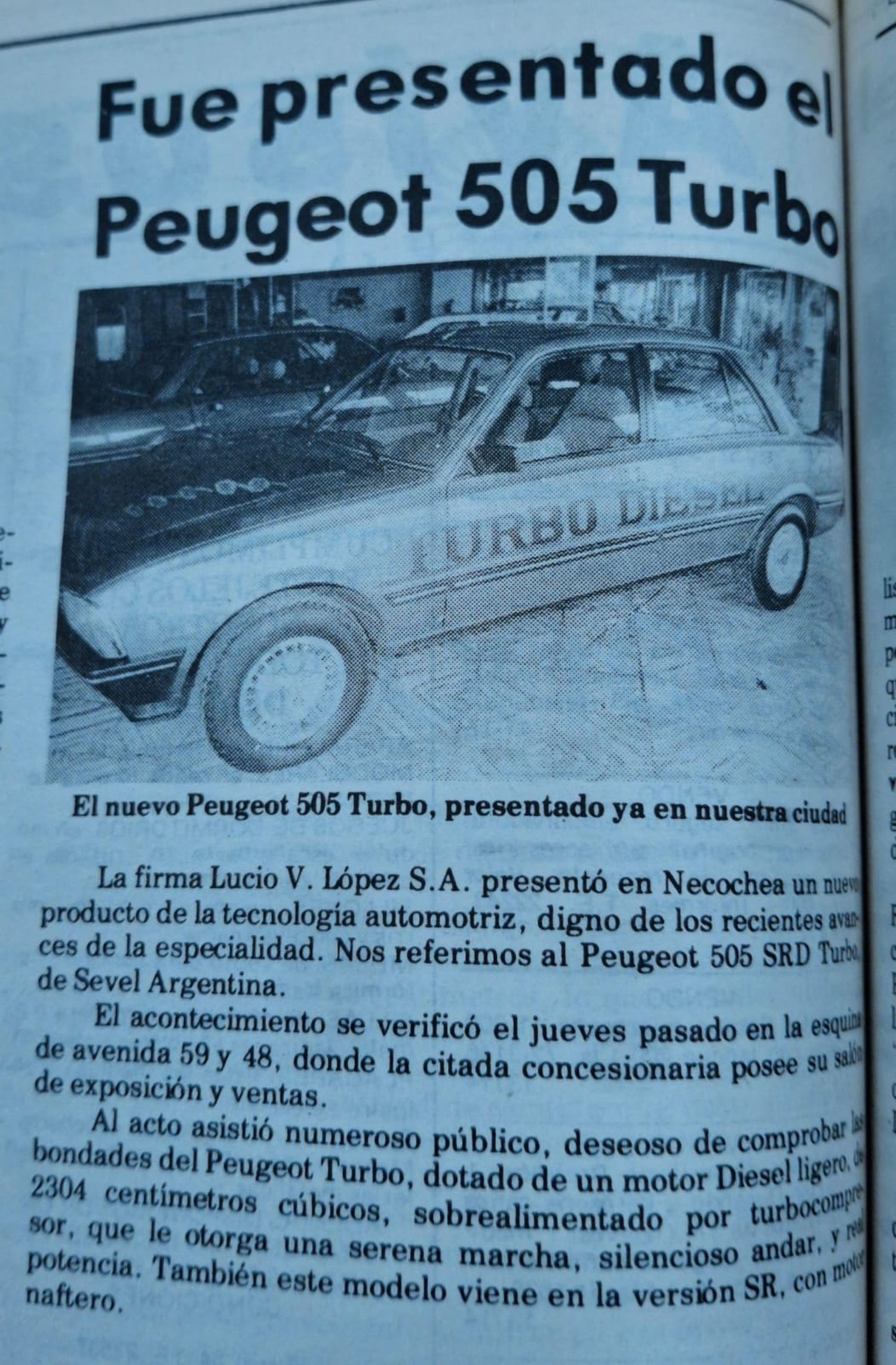 Peugeot 505 Turbo