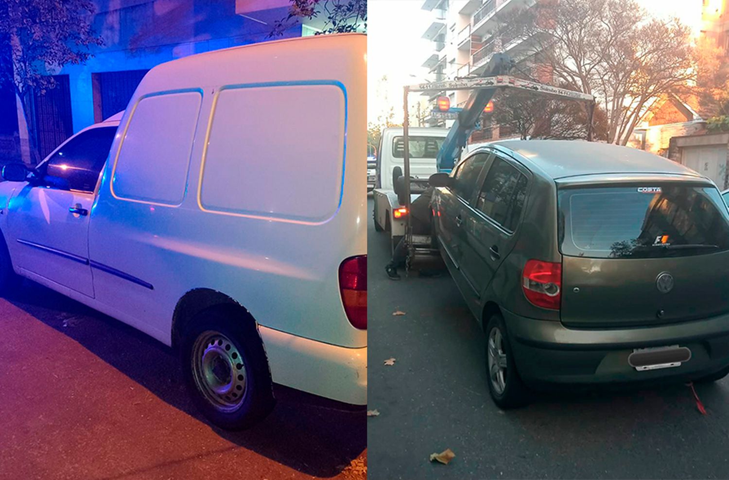 Borracho al volante y un ataque de furia: dos detenidos
