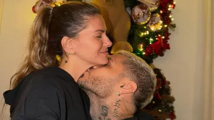 Una de las fotos que eligieron la China Suárez y Mauro Icardi para celebrar su primer año (Instagram)
