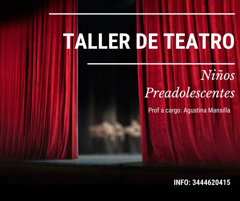 El Teatro Italia brindará un Taller de Teatro