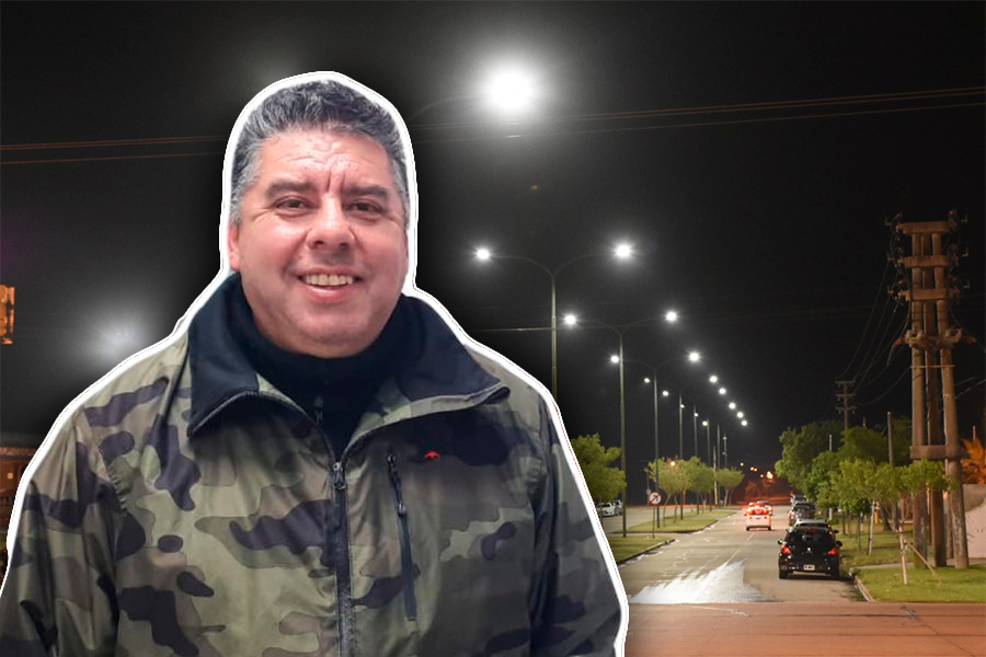 Nueva luminaria LED | Miguel Gómez: "Antes solamente teníamos un foco en una esquina, llegar a esto para nosotros es una alegría inmensa"
