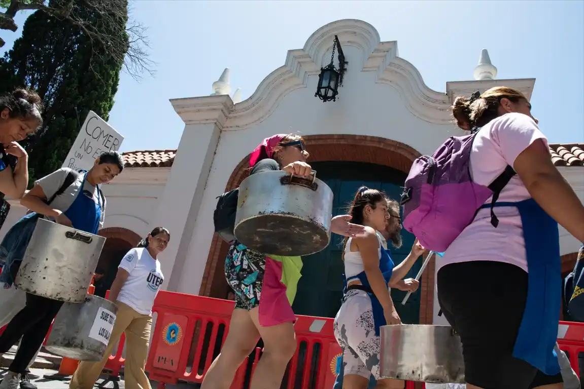 Protesta en Quinta de Olivos