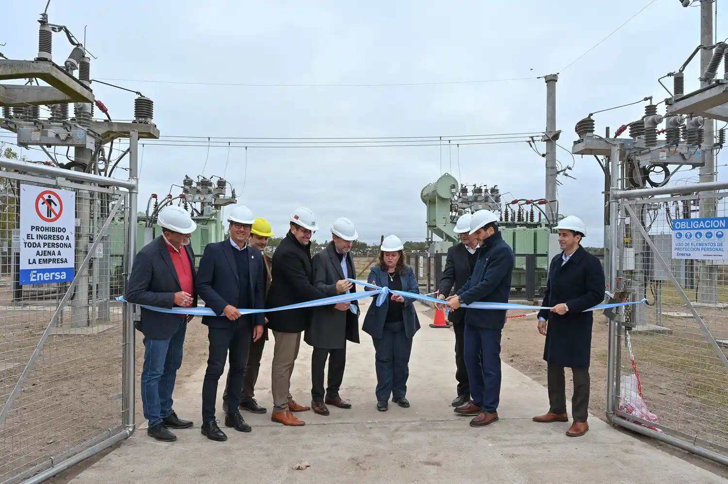 Frigerio inauguró una nueva subestación eléctrica en Ramírez y destacó la baja del costo de la energía